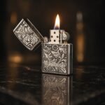 Marlboro Sterling Silver (Gümüş) Armor Zippo Çakmak