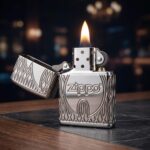 Zippo Flame Pattern Design Armor Luxury 360° Zippo Çakmak