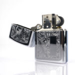 1995 Eski Tarihli Venetian Gümüş Zippo Çakmak - Görsel 7