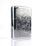 1995 Eski Tarihli Venetian Gümüş Zippo Çakmak - Görsel 6