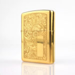 1995 Eski Tarihli Venetian Gold Zippo Çakmak - Görsel 2
