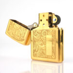 1995 Eski Tarihli Venetian Gold Zippo Çakmak - Görsel 5