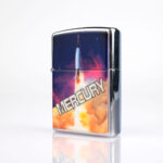 1997 Eski Tarihli Space Design Zippo Çakmak Seti - Görsel 5