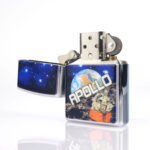 1997 Eski Tarihli Space Design Zippo Çakmak Seti - Görsel 14