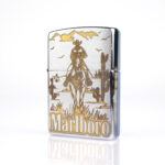 1995 Eski Tarihli Marlboro Zippo Çakmak - Görsel 2