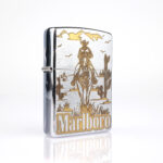 1995 Eski Tarihli Marlboro Zippo Çakmak - Görsel 4