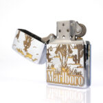 1995 Eski Tarihli Marlboro Zippo Çakmak - Görsel 6