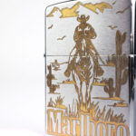 1995 Eski Tarihli Marlboro Zippo Çakmak - Görsel 8