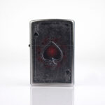 Ace of Spades Design Classic Zippo Çakmak - Görsel 3