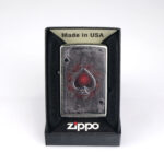 Ace of Spades Design Classic Zippo Çakmak - Görsel 5