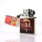 Cowboy Design Classic Zippo Çakmak - Görsel 4