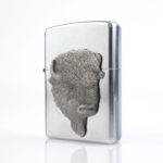 Chief Bizon Plakalı Zippo Çakmak - Görsel 2