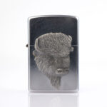 Chief Bizon Plakalı Zippo Çakmak - Görsel 3