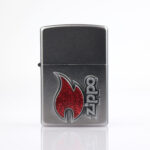 Zippo Flame Design Plakalı Zippo Çakmak - Görsel 3