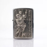 Chris Topherus Plakalı Zippo Çakmak - Görsel 2