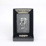 Skull Plakalı Zippo Çakmak - Görsel 6