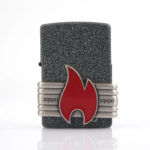 Zippo Flame Design Plakalı Zippo Çakmak - Görsel 3