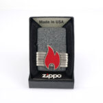 Zippo Flame Design Plakalı Zippo Çakmak - Görsel 6