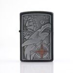 Shark Design Plakalı Zippo Çakmak - Görsel 3
