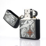 Shark Design Plakalı Zippo Çakmak - Görsel 4