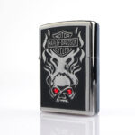 Harley-Davidson Kristal Plakalı Zippo Çakmak - Görsel 2