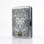 Wolf Plakalı Zippo Çakmak - Görsel 2
