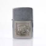 Chief Bizon Plakalı Zippo Çakmak - Görsel 3