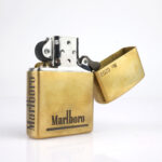 Marlboro Cowboy Plakalı Zippo Çakmak - Görsel 8