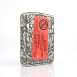 Lion King Sterling Silver (Gümüş) Armor Luxury 360° Zippo Çakmak - Görsel 6