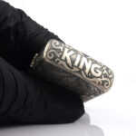 Lion King Sterling Silver (Gümüş) Armor Luxury 360° Zippo Çakmak - Görsel 7