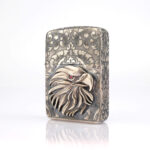 Harley-Davidson Sterling Silver (Gümüş) Armor Luxury 360° Zippo Çakmak - Görsel 2