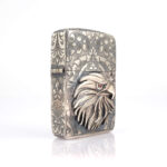 Harley-Davidson Sterling Silver (Gümüş) Armor Luxury 360° Zippo Çakmak - Görsel 4