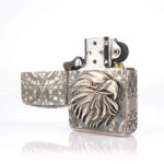 Harley-Davidson Sterling Silver (Gümüş) Armor Luxury 360° Zippo Çakmak - Görsel 5