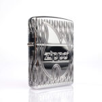 Zippo Flame Pattern Design Armor Luxury 360° Zippo Çakmak - Görsel 4