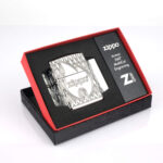 Zippo Flame Pattern Design Armor Luxury 360° Zippo Çakmak - Görsel 9