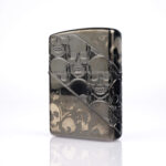 Black Skull Armor Luxury 360° Model Zippo Çakmak - Görsel 2