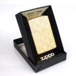 Geometric Design Armor Zippo Çakmak - Görsel 6