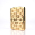 Deep Carve Design Armor Zippo Çakmak - Görsel 2