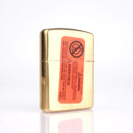 Fırçalı Gold Model Armor Zippo Çakmak - Görsel 4