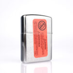 Fırçalı Model Gümüş Armor Zippo Çakmak - Görsel 4