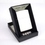 Fırçalı Model Gümüş Armor Zippo Çakmak - Görsel 6