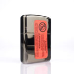 Black Zippo Flame Design Armor Zippo Çakmak - Görsel 4