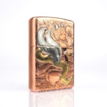 Anime Design Copper Armor Zippo Çakmak - Görsel 4