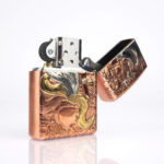 Anime Design Copper Armor Zippo Çakmak - Görsel 6
