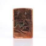 Anime Design Copper Armor Zippo Çakmak - Görsel 3
