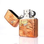 Anime Design Copper Armor Zippo Çakmak - Görsel 5