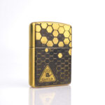Skull Design Armor  Zippo Çakmak - Görsel 4