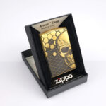 Skull Design Armor  Zippo Çakmak - Görsel 8