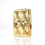 Red Diamond Design Armor Luxury 360° Zippo Çakmak - Görsel 2