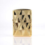 Red Diamond Design Armor Luxury 360° Zippo Çakmak - Görsel 3